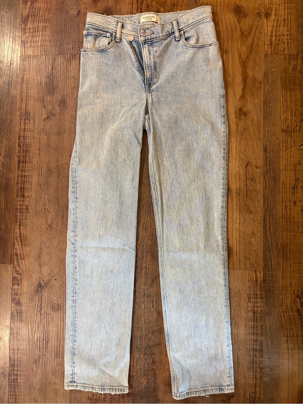Abercrombie & Fitch Light Blue Straight Leg Jeans